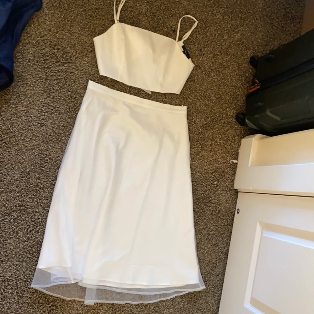 Two piece midi dress